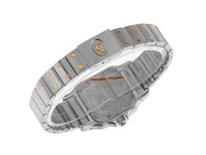 Thumbnail von Cartier Santos Galbée PM kleines Modell Mondphase Ref.119902 1993 Full Set sehr gut Vintage Santos PM kleines Modell Mondphase