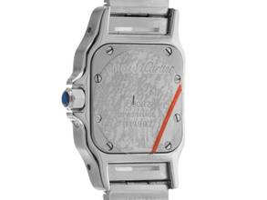 Thumbnail von Cartier Santos Galbée PM kleines Modell Mondphase Ref.119902 1993 Full Set sehr gut Vintage Santos PM kleines Modell Mondphase