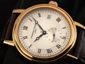 Thumbnail von Frederique Constant Slimline Ref.345X3P9 2015 Full Set sehr gut Vintage Classic Slimline 18kt Roségold 51g