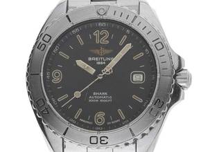 Thumbnail von Breitling Shark Ref.A17605-108 1993 Full Set sehr gut Vintage Shark