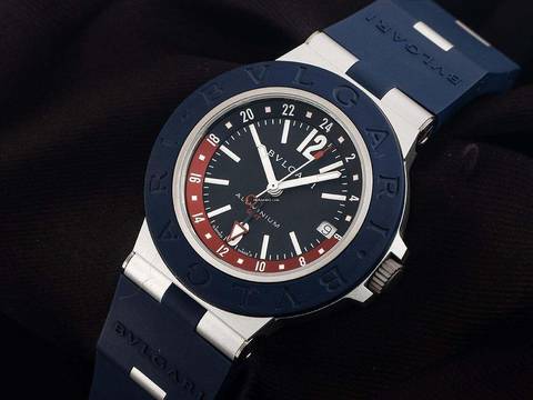 Bulgari Aluminium GMT Ref.103554 2024 Full Set Ungetragen Aluminium GMT