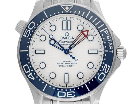 Omega Seamaster Diver 300 M America's Cup 2024 Barcelona 2026 Ref.210.30.42.20.04.002 2025 Full Set Ungetragen Seamaster Diver 300M 37. America's Cup Barcelona