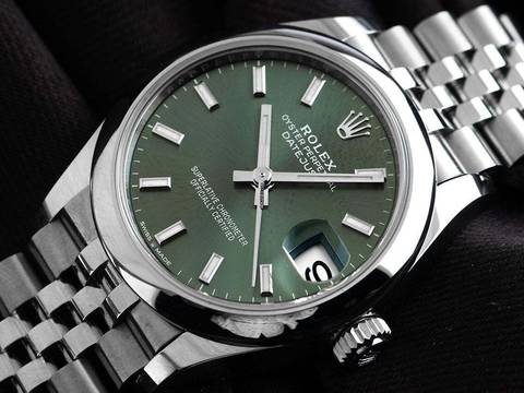 Rolex Datejust 31 Medium Green Dial Ref.278240 2025 Full Set Ungetragen Datejust Medium Stahl Green Dial