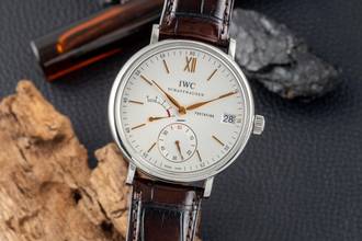 Thumbnail von IWC Portofino Handaufzug Hand-Wound Eight Days Edelstahl Herrenuhr Ref. IW510103 Box
