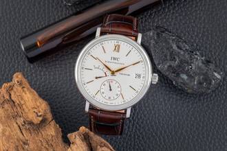 Thumbnail von IWC Portofino Handaufzug Hand-Wound Eight Days Edelstahl Herrenuhr Ref. IW510103 Box