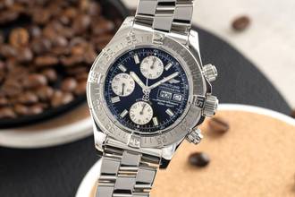 Thumbnail von Breitling Superocean Chronograph II Edelstahl Automatik Herrenuhr Ref A13340 Papers
