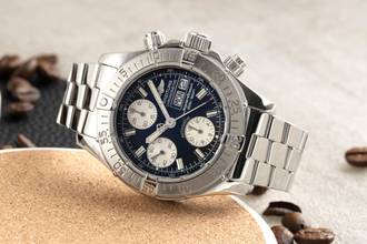 Thumbnail von Breitling Superocean Chronograph II Edelstahl Automatik Herrenuhr Ref A13340 Papers