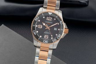 Thumbnail von Longines HydroConquest Stahl Automatik Herrenuhr Ref. L3.782.3.78.7 B&P 2022