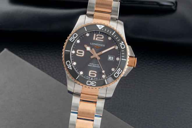  Longines HydroConquest Stahl Automatik Herrenuhr Ref. L3.782.3.78.7 B&P 2022 