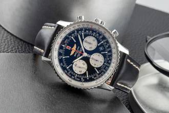Thumbnail von Breitling Navitimer 01 Automatik Edelstahl Chronograph Ref. AB0120 Klassiker