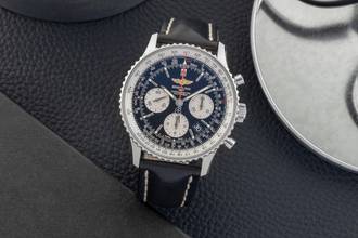 Thumbnail von Breitling Navitimer 01 Automatik Edelstahl Chronograph Ref. AB0120 Klassiker