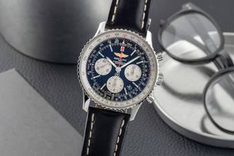 Thumbnail von Breitling Navitimer 01 Automatik Edelstahl Chronograph Ref. AB0120 Klassiker