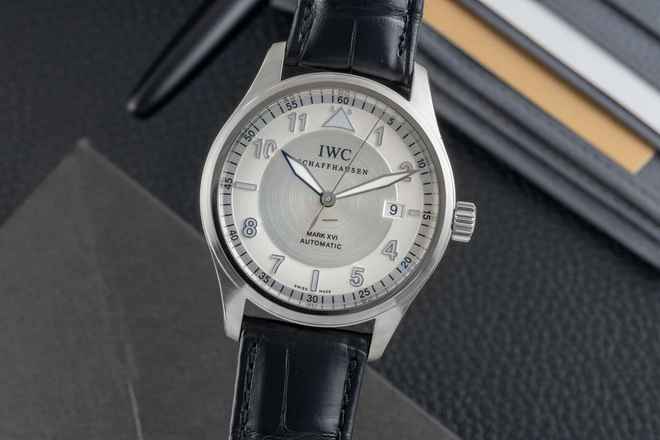  IWC Fliegeruhr Mark XVI Spitfire Edelstahl Automatik Herrenuhr Ref. IW325502 B&P 2006 