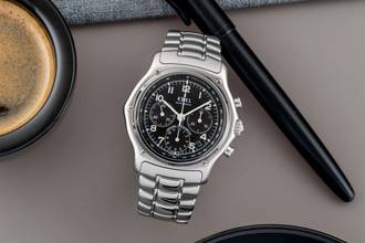 Thumbnail von Ebel Le Modulor Chronograph Edelstahl Automatik Herrenuhr Ref. E9137240 Box