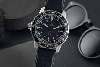 Thumbnail von Sinn EZM 3 Edelstahl Black Dial Automatik Ref. 603.010 Box & Papiere 2017
