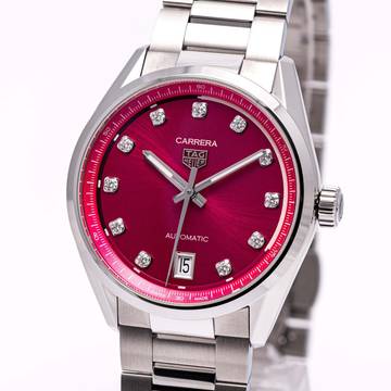 TAG Heuer Carrera Lady Date 7 36mm – WBN2318.BA0001 – NEW & Unworn – 03/2026 Full Set