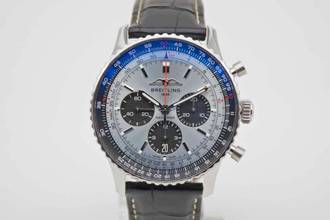 Thumbnail von Breitling Navitimer 1 B01 Chronograph 43 Ice Blue AB0138 mit Breitling Garantie bis 2031