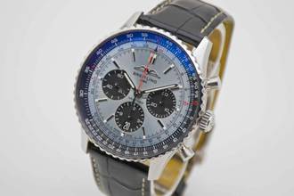 Thumbnail von Breitling Navitimer 1 B01 Chronograph 43 Ice Blue AB0138 mit Breitling Garantie bis 2031