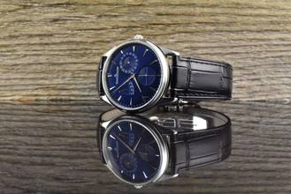 Thumbnail von Jaeger-LeCoultre Master Ultra Thin Réserve de Marche Q1378480 Blue Dial B&P 2017