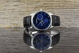 Thumbnail von Jaeger-LeCoultre Master Ultra Thin Réserve de Marche Q1378480 Blue Dial B&P 2017