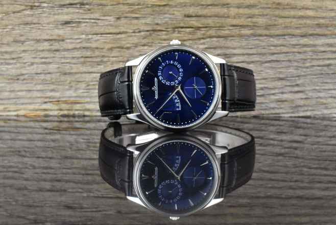  Jaeger-LeCoultre Master Ultra Thin Réserve de Marche Q1378480 Blue Dial B&P 2017 