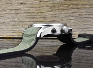 Thumbnail von IWC Fliegeruhr Chronograph Pilot Chronograph Le Petit Prince IW377714 Blue Dial - Rubber B