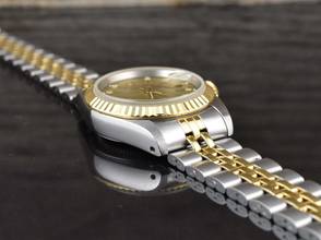 Thumbnail von Tudor Prince Date Princess Date 92413 by Rolex - Tudor Service 2024 - Gold Diamond Dial