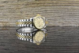 Thumbnail von Tudor Prince Date Princess Date 92413 by Rolex - Tudor Service 2024 - Gold Diamond Dial