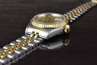 Thumbnail von Tudor Prince Date Princess Date 92413 by Rolex - Tudor Service 2024 - Gold Diamond Dial