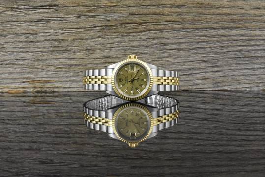 Tudor Prince Date Princess Date 92413 by Rolex - Tudor Service 2024 - Gold Diamond Dial