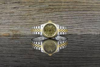 Thumbnail von Tudor Prince Date Princess Date 92413 by Rolex - Tudor Service 2024 - Gold Diamond Dial