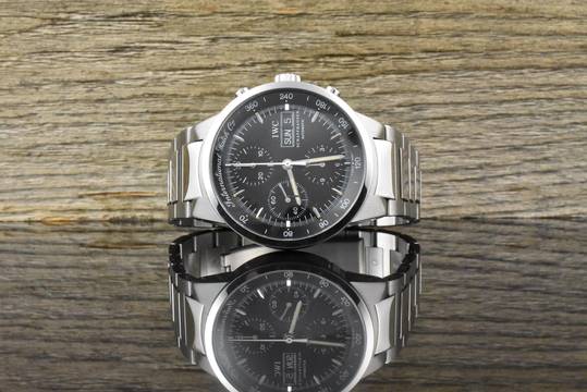 IWC GST Chronograph IW370708 Black Dial - Automatik - unpoliert 