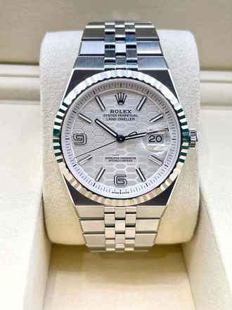  Rolex Land-Dweller 40mm year 2025 Silver Dial Full Set with box+Papers 99%NEW 