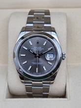 Thumbnail von Rolex Datejust 41 41mm 126300 Rhodium/Slate Oyster Bracelet Very Good Full Set 8-2021