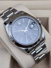 Thumbnail von Rolex Datejust 41 41mm 126300 Rhodium/Slate Oyster Bracelet Very Good Full Set 8-2021
