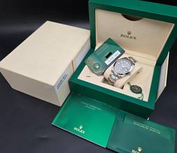 Thumbnail von Rolex Datejust 41 41mm 126300 Rhodium/Slate Oyster Bracelet Very Good Full Set 8-2021