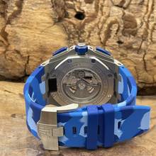 Thumbnail von Audemars Piguet Royal Oak Offshore Chronograph Royal Oak Offshore 44 BLUE LIMITED 400pc. - FULLSET 2019 - Ref. 26400SO. Limited Edition of 400 pcs. - FULLSET