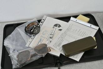 Thumbnail von Heuer Bund Bundeswehr Chronograph 1551SGSZ Sternzeit reguliert Versorgungsnummer NOS Set