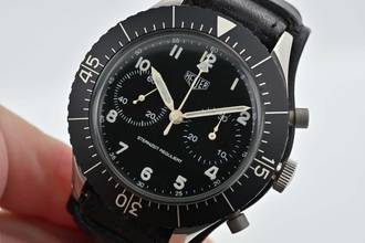 Thumbnail von Heuer Bund Bundeswehr Chronograph 1551SGSZ Sternzeit reguliert Versorgungsnummer NOS Set