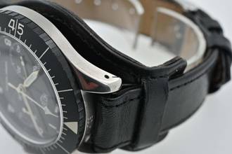 Thumbnail von Heuer Bund Bundeswehr Chronograph 1551SGSZ Sternzeit reguliert Versorgungsnummer NOS Set