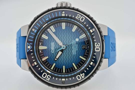Oris Aquis Pro 4000m 01 400 7777 7155 Blue Dial
