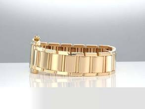 Thumbnail von Cartier Tank Française Gelbgold 750 Diamanten We1001r8 Gold Damen