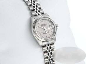 Thumbnail von Rolex Lady-Datejust Edelstahl Weissgold 750 2001 Automatik Stahl Gold