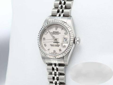 Rolex Lady-Datejust Edelstahl Weissgold 750 2001 Automatik Stahl Gold