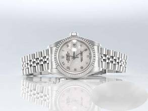 Thumbnail von Rolex Lady-Datejust Edelstahl Weissgold 750 2001 Automatik Stahl Gold