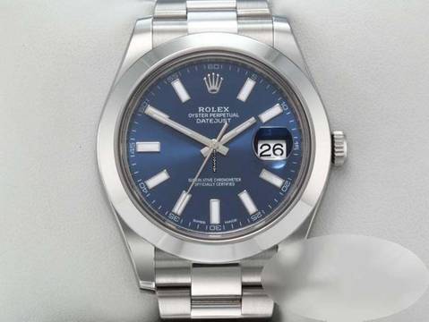 Rolex Datejust II 41mm 116300 Edelstahl Automatik Herrenuhr Stahl Stainless Steel Oyster-band Chronometer Blue Dial