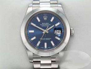 Thumbnail von Rolex Datejust II 41mm 116300 Edelstahl Automatik Herrenuhr Stahl Stainless Steel Oyster-band Chronometer Blue Dial