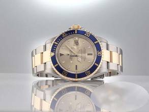 Thumbnail von Rolex Submariner Date 16613 Sultan 2003 Stahl Gelbgold 750 Automatik Gold