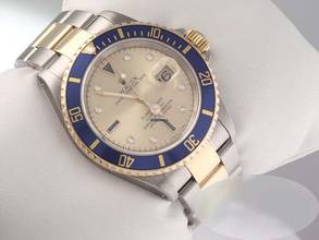 Thumbnail von Rolex Submariner Date 16613 Sultan 2003 Stahl Gelbgold 750 Automatik Gold