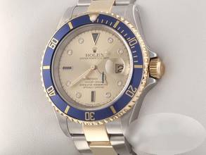 Thumbnail von Rolex Submariner Date 16613 Sultan 2003 Stahl Gelbgold 750 Automatik Gold